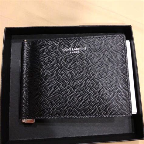 ysl wallet for men|yves saint laurent money clip.